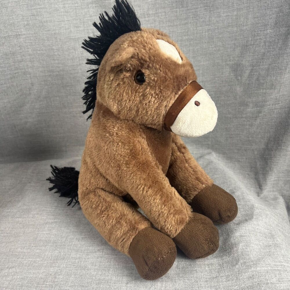 Dan Dee Collector's Choice Brown Horse 10" Black Mane 2016